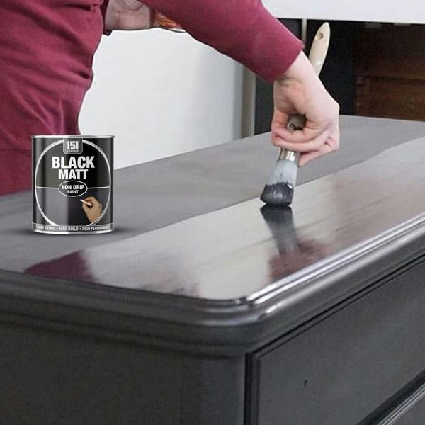 151 Matt Black Non-Drip Paint 300ml