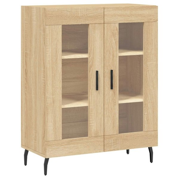 Berkfield Highboard Sonoma Oak 69.5x34x180 cm Engineered Wood