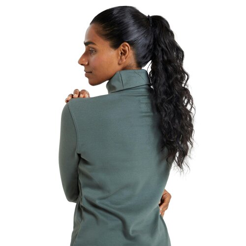 Mountain Warehouse Womens/Ladies Meribel Cotton Roll Neck Long-Sleeved Top - Khaki