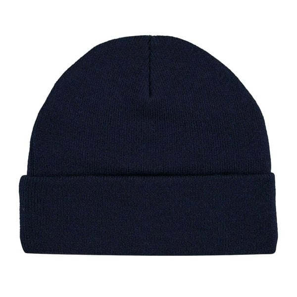 England FA Crest Turn Up Beanie - Navy Blue