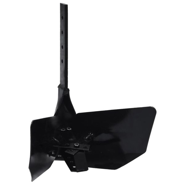Berkfield Tiller Plough Attachment Black Metal