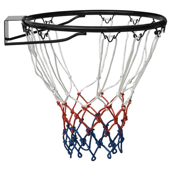 Berkfield Basketball Ring Black 39 cm Steel