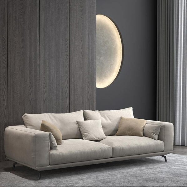 NR23 Three Seater Corner Sofa, Leathaire-Weilai Concept-Weilai Concept