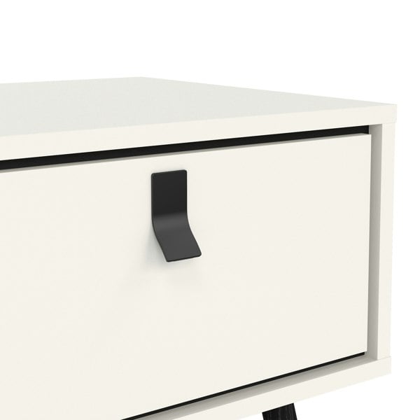 Furniture To Go Ry Coffee Table with 1 Drawer in Matt White