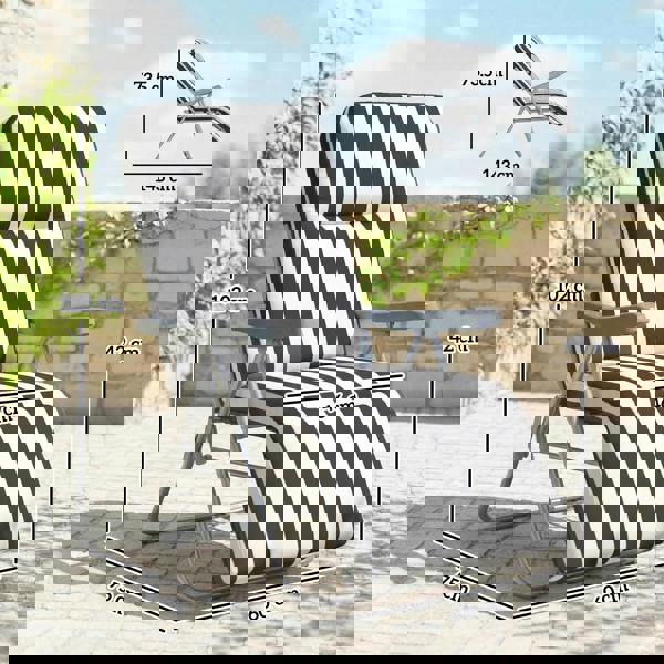 Outdoor Lounge Chair Set