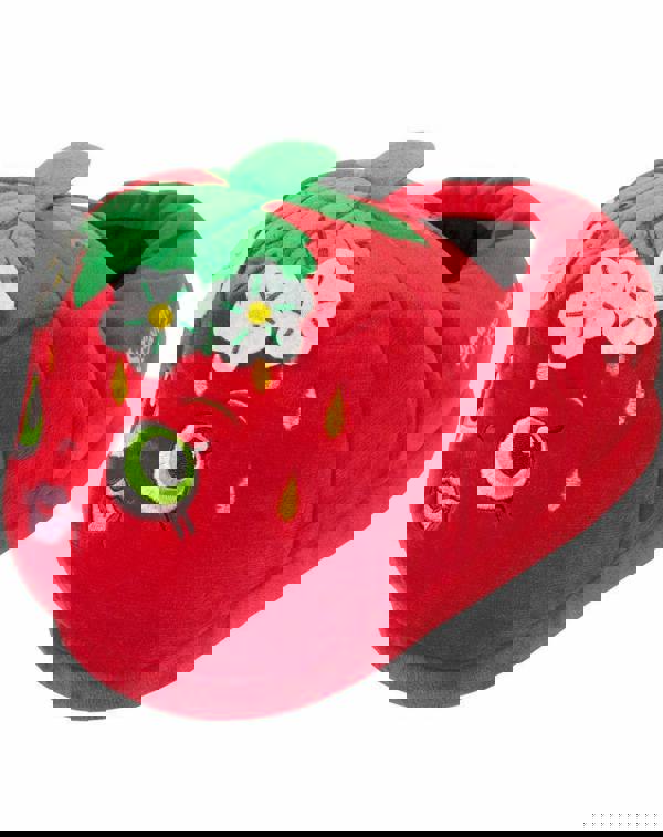 Womens Red Strawberry Kiss 3D Slippers