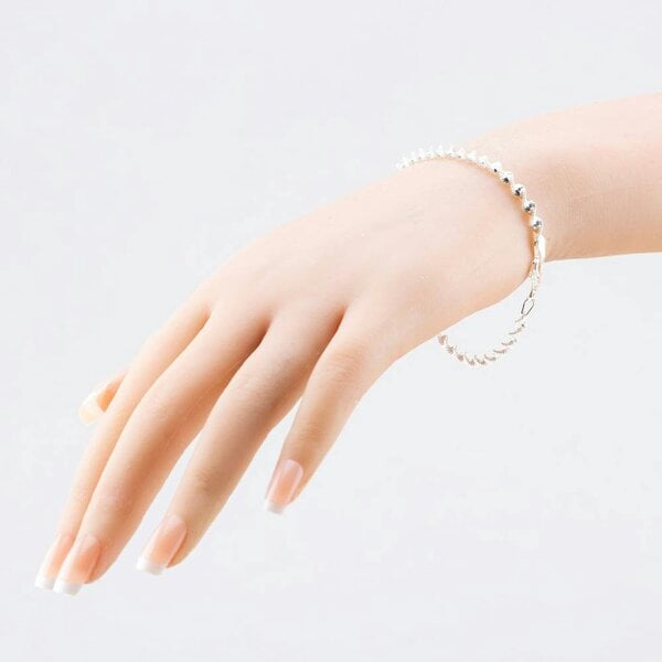 T. H. Baker Sterling Silver 3.6mm Twisted Chain Bracelet B3022