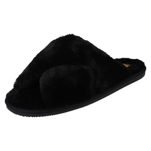Clarks Ladies Clarks Cross Detailed Mule Slippers Dream Lux