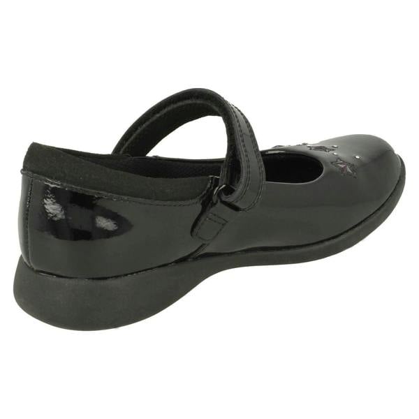 Clarks Girls Clarks Star Detailed School Shoes Etch Bright