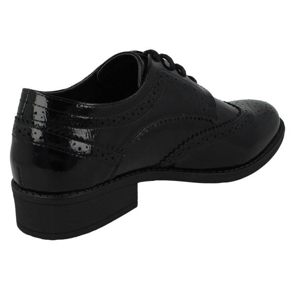 Spot On Ladies Spot On Brogue Shoes F90081