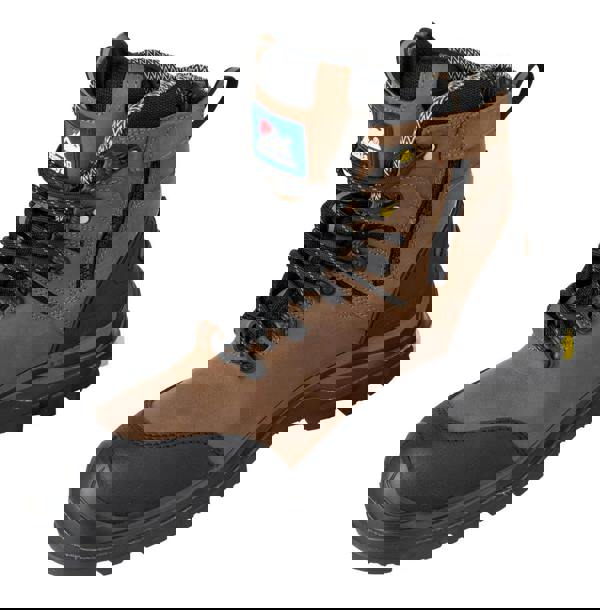 Himalayan Mens 6" Vibram Side-Zip Safety Non-Metallic Ankle Boots