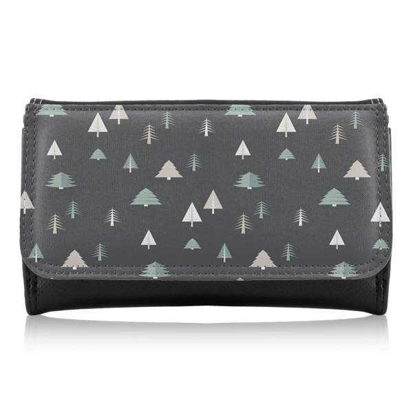 Benjamin Tate Design Christmas Winter Forest Dining Maxi Purse