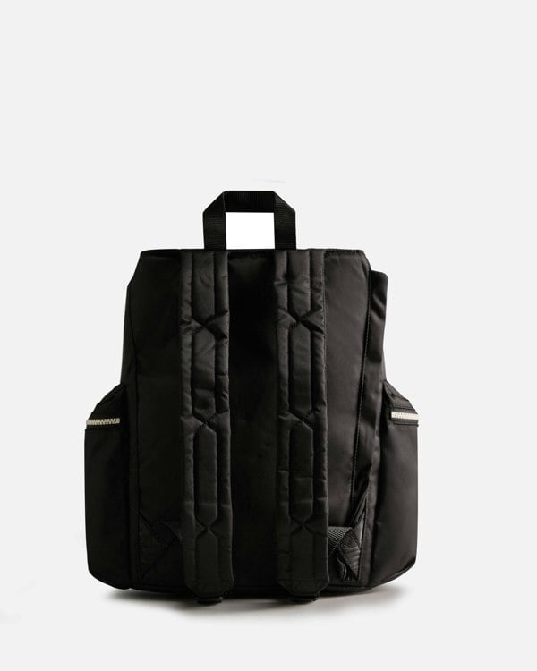 Hunter Nylon Large Topclip Backpack - Black