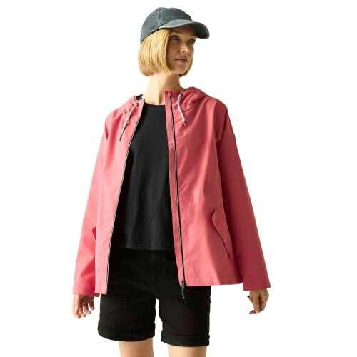 Regatta Womens Bayletta Grid Distress Waterproof Jacket - Slate Rose - 26 UK - Slate Rose - 62% Polyester/38% Recycled Polyester