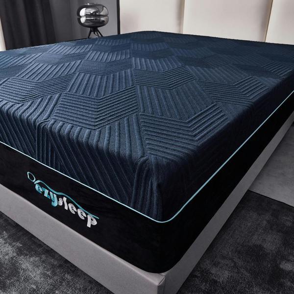 Ezysleep 30cm Deluxe Memory Foam Mattress - Indigo