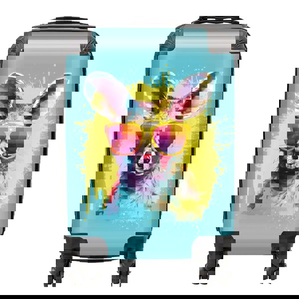 Warren Reed Splashart Wallaby In Glasses Suitcase