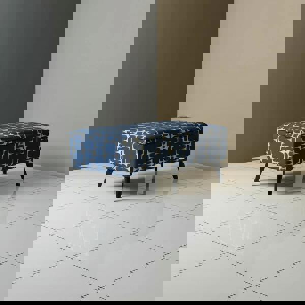 Multi - Purpose Ottoman Storage Bench – Footstool Pouffe for Lounge with Hidden Storage - ISTOOLS