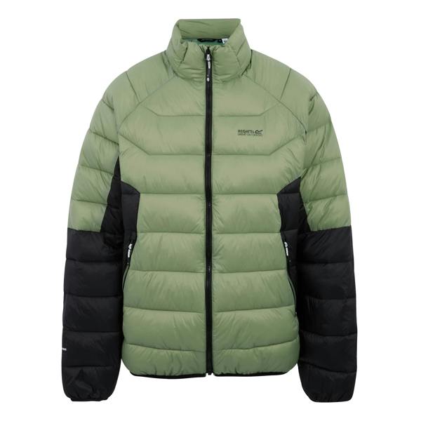 Regatta Mens Dalent Padded Jacket - Oil Green/Black - 