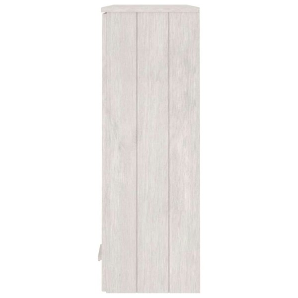 Berkfield Top for Highboard HAMAR White 85x35x100 cm Solid Wood Pine
