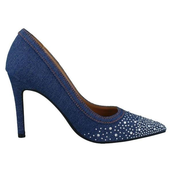 Anne Michelle Ladies Anne Michelle Diamante High Heel Shoes F90120