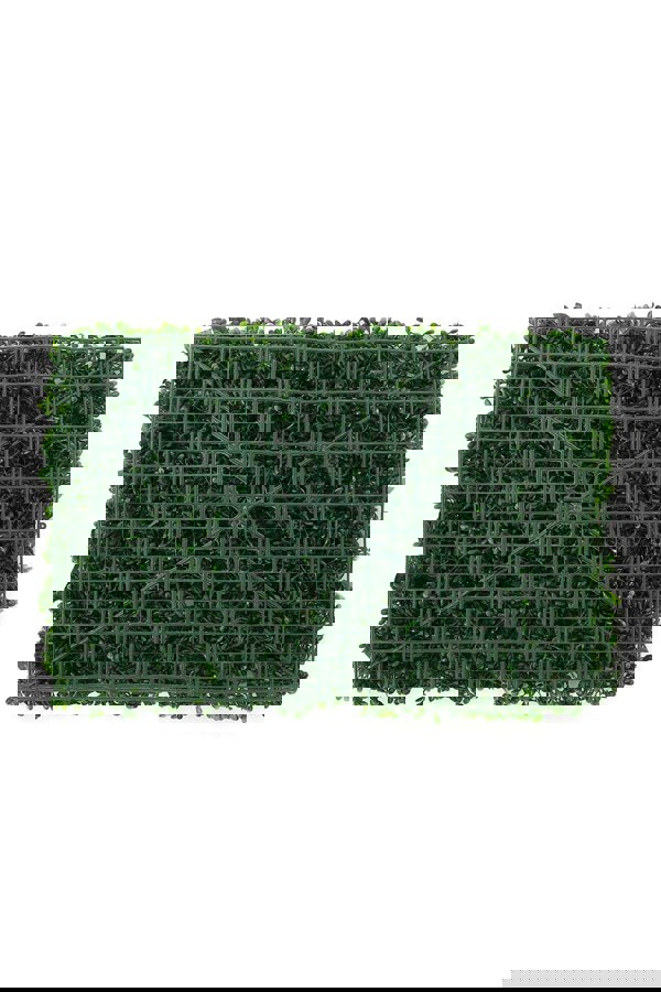 Living and Home 40cm x 60cm Artificial Mixed Plant Wall Panel Hedges