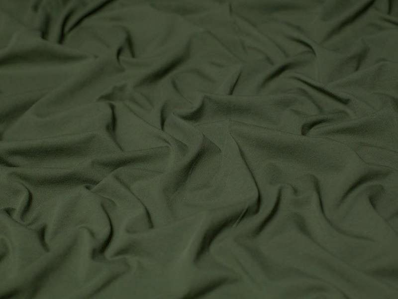 Minerva Core Range Minerva Heavy Cotton Jersey Stretch Knit Fabric - Plain Design Dressmaking Fabric, 160 cm / 63" Wide - per metre