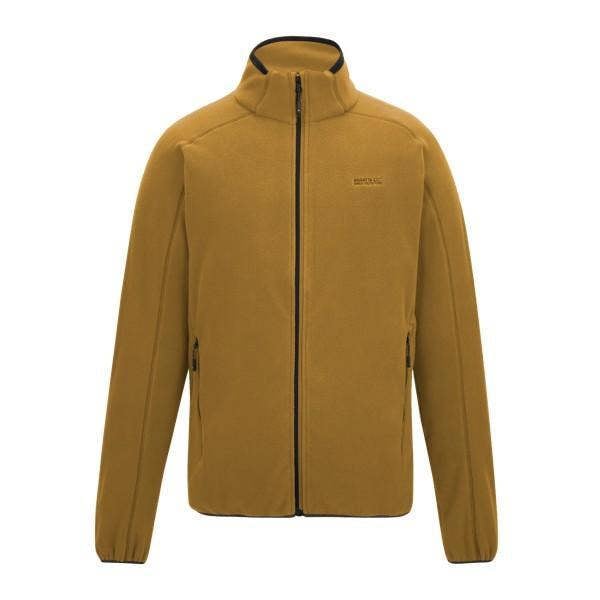 Regatta Mens Hadfield Full Zip Fleece Jacket - Wood Brown