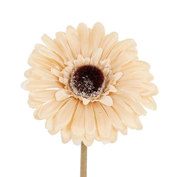 Hill Interiors Soft Gerbera Gerbera Artificial Flower - Cream - 