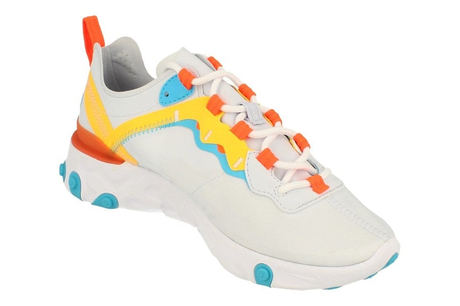 Nike React Element 55 Womens Bq2728  011 - Football Grey Hyper Crimson 011 - Photo 3