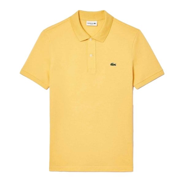 Lacoste Mens Pique Slim Polo Shirt - Yellow