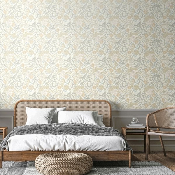 Hoopla Walls Seaweed Garden - Linen 10m Wallpaper