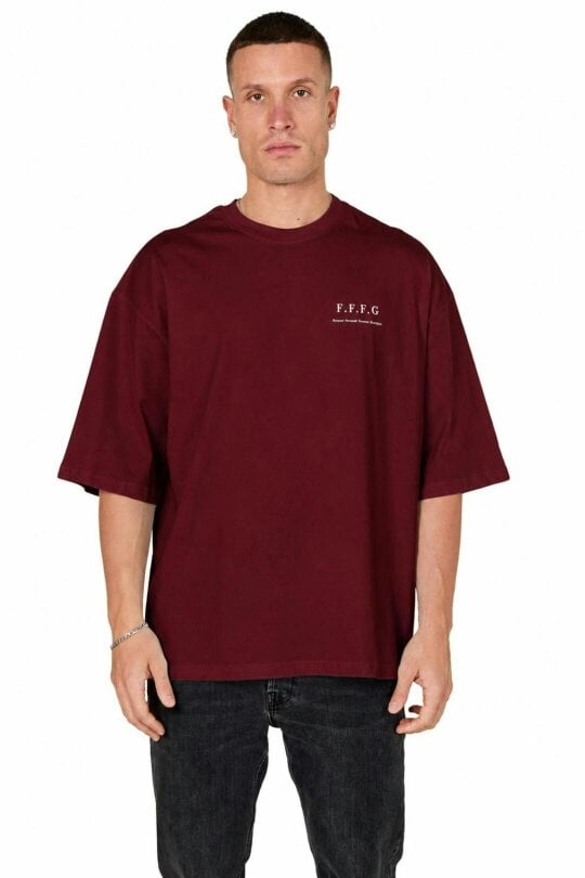 Elaina Fashion Men’s Oversized Heavyweight T-Shirt – “Forever Forward. Forever Grateful.”