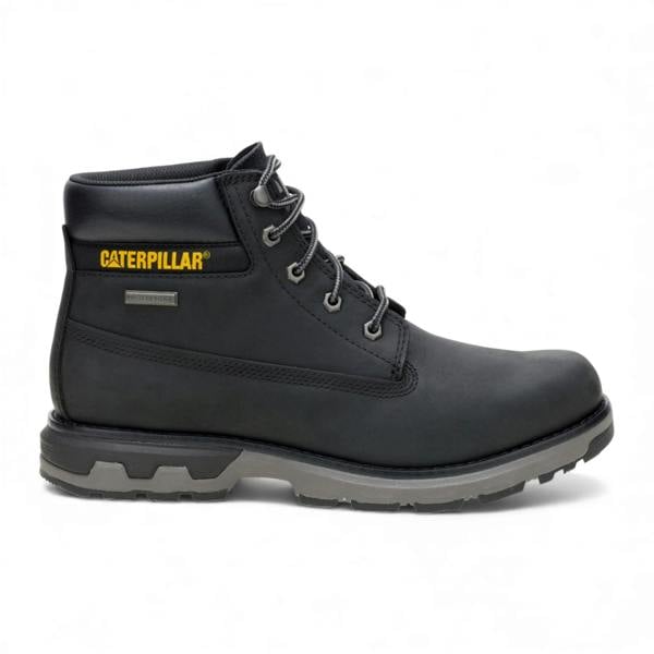 Pursue - Men's Black Leather Work Hiking Ankle Boots - Caterpillar - 1