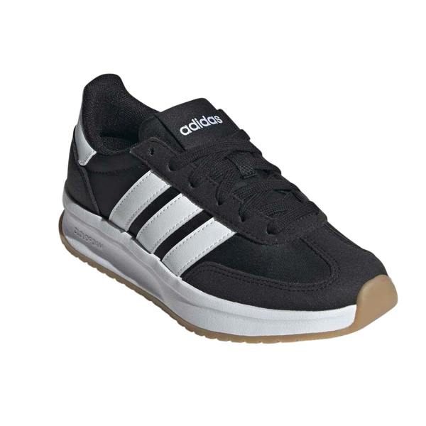 Adidas Girls Run 70s 2.0 Trainers - Black/White - 