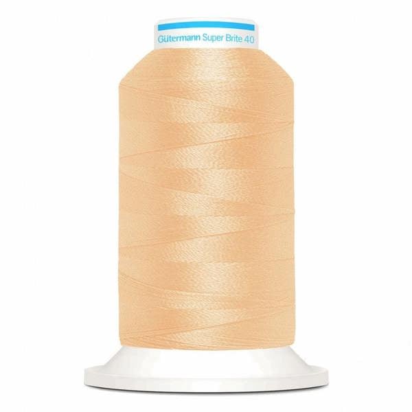 Gutermann Super Brite Polyester 40 Embroidery Thread 1000m Polyester Thread Suitable For Embroidery