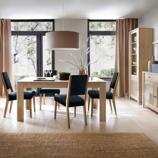 Furniture To Go Cestino Extendable Table 160-200 cm In Jackson Hickory Oak Effect
