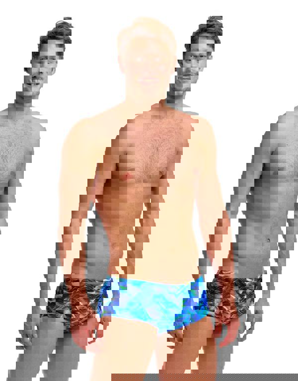 Funky Trunks Storm Chaser Sidewinder Swim Trunks - Blue