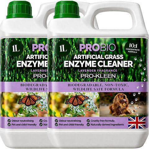 ProKleen Pro-Kleen ProBio Artificial Grass Cleaner Probiotic Based Deodoriser Odour Eliminator Lavender 2L