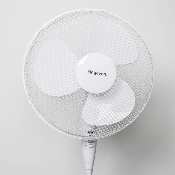 Samuel Alexander 1.19m Indoor Oscillating Electric Standing Cooling Fan in White