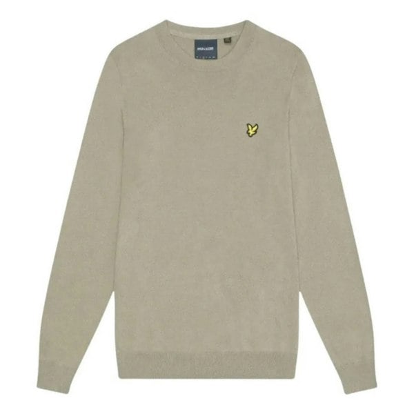 Lyle & Scott Crew Neck Sage Uniform Brown Pull Over Jumper S