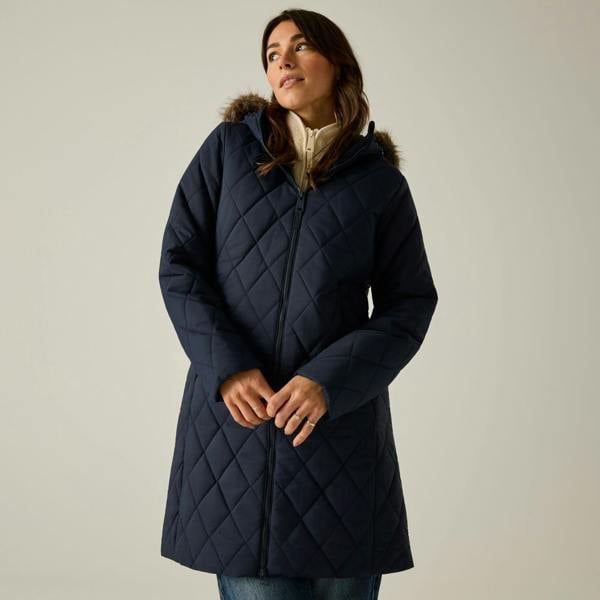 Regatta Womens/Ladies Fionne Long Length Jacket - Navy - 