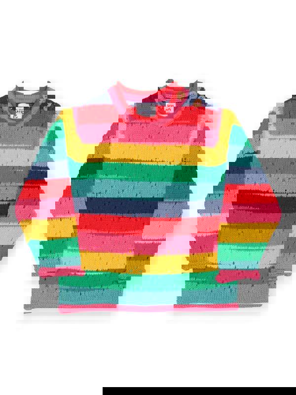 Kite Girls Organic Rainbow Jumper