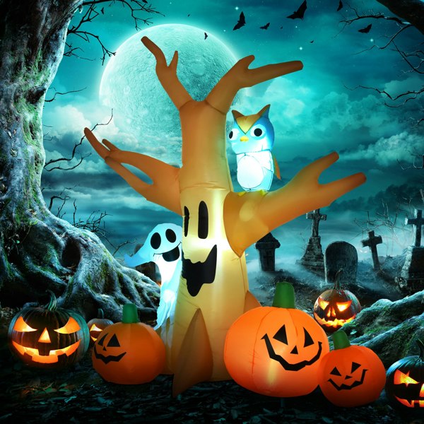 Inflatable Halloween Ghost Tree