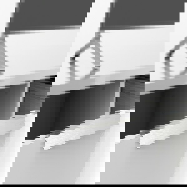 Furniture To Go Match TV Unit 2 Drawers 2 Shelf in White High Gloss