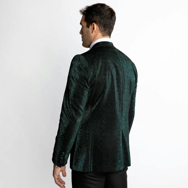 LUXURY FITTED SPARKLING DINNER JACKET – Premium Men's Patterned Shirt by Claudio Lugli | Bold Design, Tailored Fit, Best Printed Shirts