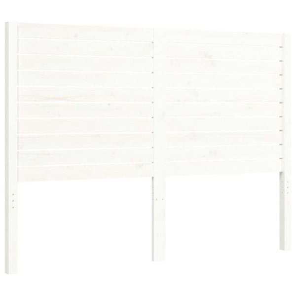Berkfield Bed Frame with Headboard White 120x200 cm Solid Wood