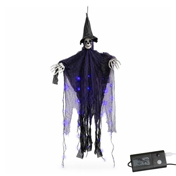 Samuel Alexander 1.2m Motion Activated Light up Halloween Hanging Wailing Ghoul with LEDs