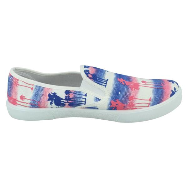 Spot On Ladies Spot On Beach Style Pumps F80086