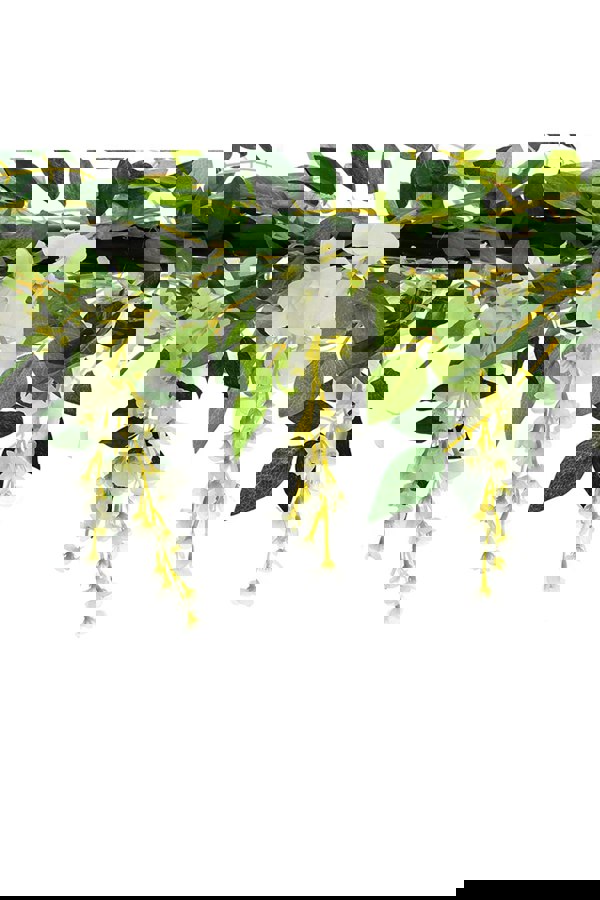 Living and Home 2 Pcs Artificial Wisteria Flowers Garland Decoration