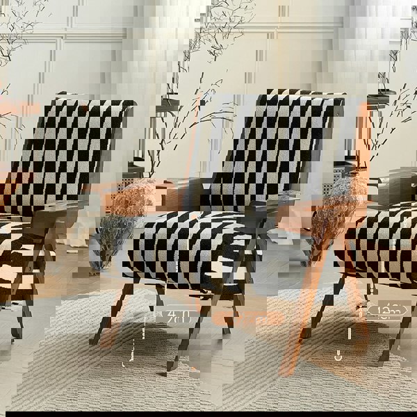 Alba Armchair Vintage, Armchair With Wood, Solid Wood-Weilai Concept-Weilai Concept